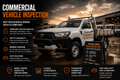 Commercial vehicle inspection service for utes, vans and fleet vehicles across Toowoomba and the Darling Downs.